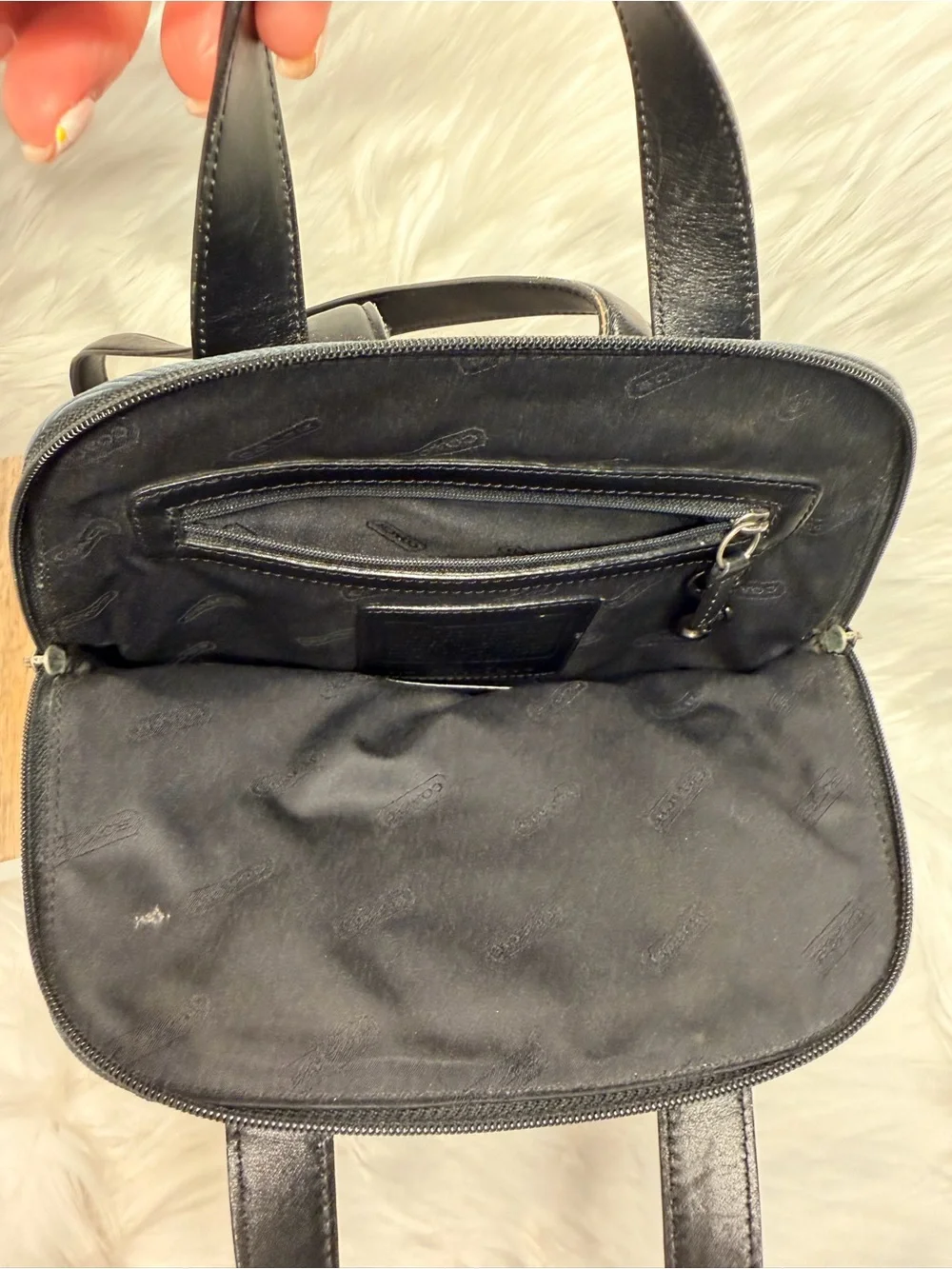 Vintage - Coach Mercer Grey Nylon Backpack